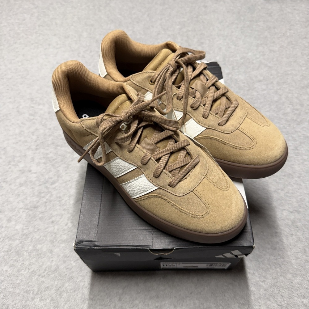 Adidas Barreda XLG Shoes Mens 11.5 Brown Walking Cushioned Sneakers KJ7451